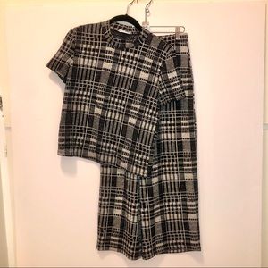 Zara Shirt & Pant plaid set